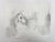 Abstract Vintage Abstract Horse Painting Contemporary "Horse Portrait Study in Black and White" Mixed Medium on Paper, 1990s " For Sale - Image 3 of 5