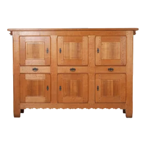Henry Kjaernulf Large Oak Danish Cabinet, 1960s