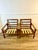 Description: A set of teak wood armchairs designed by Illum Wikkelso in the 1960’s. For their age, they are in great...