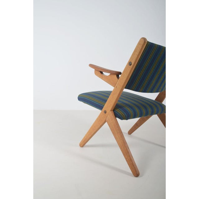 Brown Danish Lounge Chair by Arne Hovmand Olsen for Komfort, 1960s For Sale - Image 8 of 13