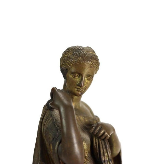 Antique Barbedienne Classical Grand Tour Bronze Sculpture of Diana C1890 For Sale - Image 6 of 13