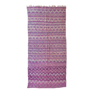 Tribal Moroccan Flatwoven Rug For Sale