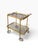 Vintage Maison Jansen Brass Drinks Trolley Bar Cart.
