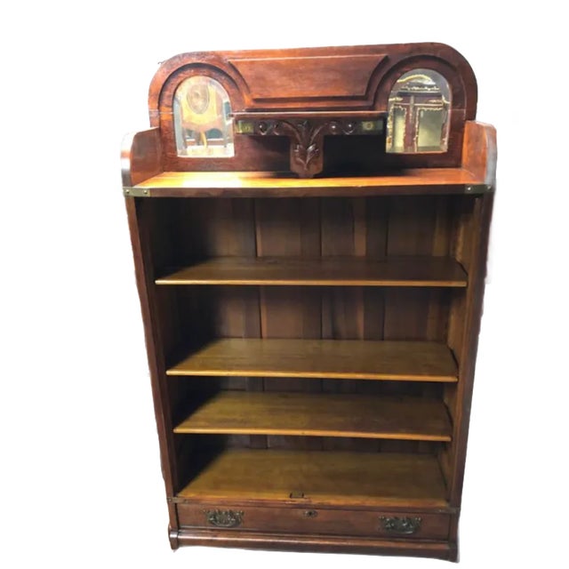 American Renaissance Style Oak Open Bookcase, 19th Century. For Sale - Image 12 of 12