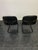Set of Chairs in Painted Metal and Leather, 1970s For Sale - Image 6 of 10