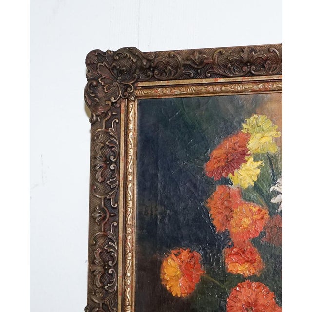 Russel White, Still Life with Floral Bouquet, 1953, Painting, Framed For Sale - Image 6 of 12