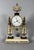 Louis XVI period portico clock, white marble and Wedgwood porcelain, 18th century For Sale