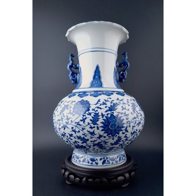 Chinese Chinese Porcelain Lotus Flower Haitangzun For Sale - Image 3 of 8