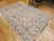 Persian Tabriz Rug, Handwoven Floral Design, Silk Highlight, Taupe & Pale Green, 7’ X 10’ For Sale In Chicago - Image 6 of 12