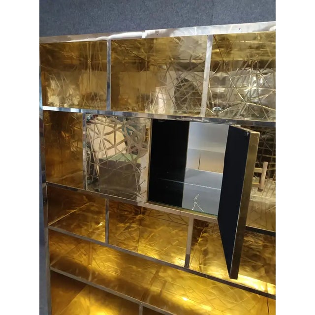 Brass Pantry Bar Cabinet Studio For Sale - Image 9 of 12