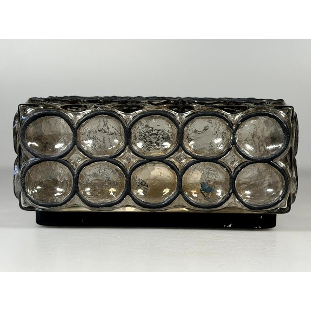 Vintage German Ceiling Lamp from Glashütte Limburg, 1960s For Sale - Image 4 of 18