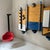 Large Postmodern Wall Unit in Metal and Lacquered Plywood, 1980s For Sale - Image 4 of 13
