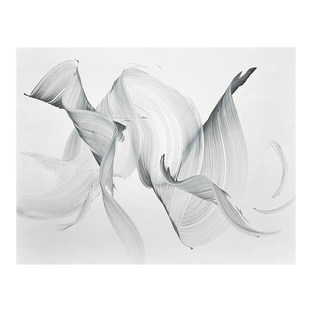 Contemporary Abstract Acrylic on Canvas Painting "Forever Held" by Nikolaos Schizas For Sale