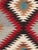 Native American Authentic Navajo Rug Handwoven Wool Eye-Dazzler, Red & Grey Diamond Pattern For Sale - Image 3 of 18