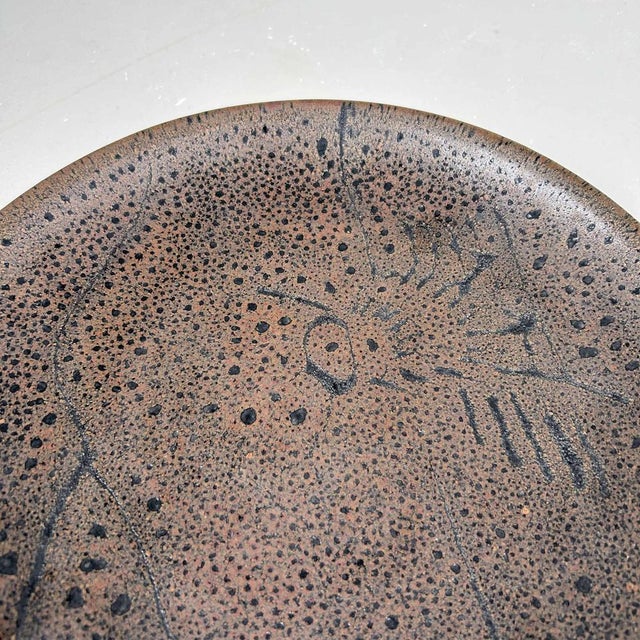 1970s Decorative Ceramic Plate, 1970s For Sale - Image 5 of 16