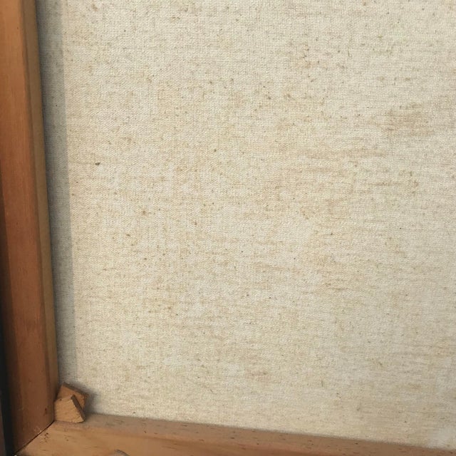 1960's Signed George Barrel Original Oil Painting of Ballerina Posing For Sale - Image 11 of 13