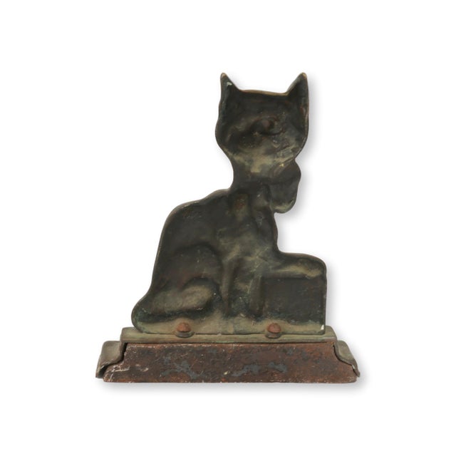 1920s Vintage Cheshire Cat Doorstop, England, 1920s For Sale - Image 5 of 6