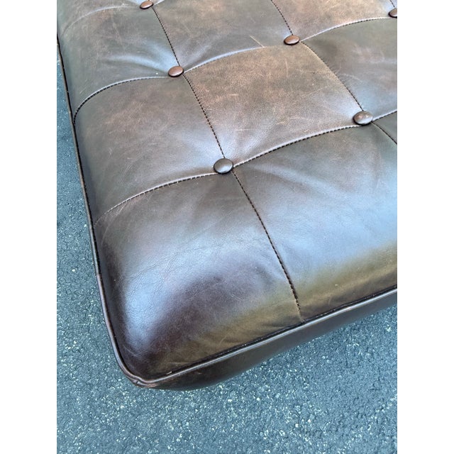 Lee Industries Tufted Square Cocktail Ottoman For Sale In New York - Image 6 of 12