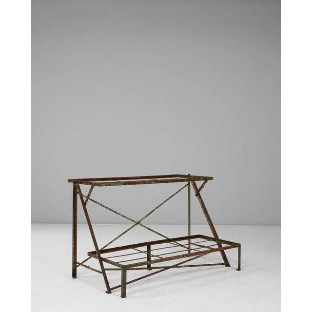 19th Century French Iron & Wood Display Table For Sale - Image 4 of 18