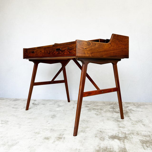 1960s Model 65 Desk in Rosewood by Arne Wahl Iversen, 1960s For Sale - Image 5 of 15