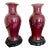 Pair of Sang De Boeuf Vases on Stands For Sale