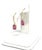2010s Diamond Rubellite Tourmaline Earrings 14k Gold 2.05 Tcw Certified For Sale - Image 5 of 12