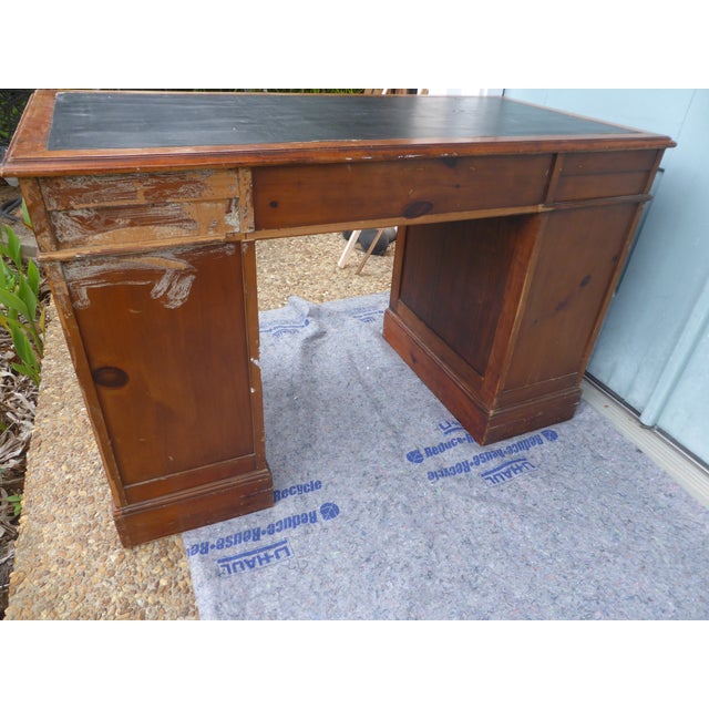 Mid-Century Lady's Knotted Pine Desk by Sligh Lowry Furniture Co. For Sale - Image 16 of 17