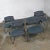 Awesome gray & chrome vintage cantilever chairs by United Chair Company in the style of Steelcase, set of 4. Comprised of...