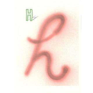 1991 'H' From 'Hockney's Alphabet' by David Hockney For Sale