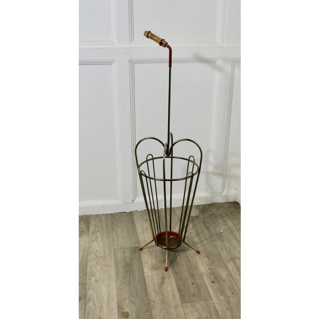 Mid-Century Modern Vintage Umbrella Stand, 1950s For Sale - Image 3 of 5