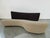 Vladimir Kagan Vladimir Kagan Serpentine Curved Two-Tone Sofa For Sale - Image 4 of 17