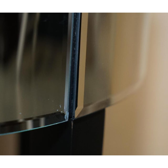 Mirrored & Beveled Glass Single Drawer End Table For Sale - Image 12 of 18