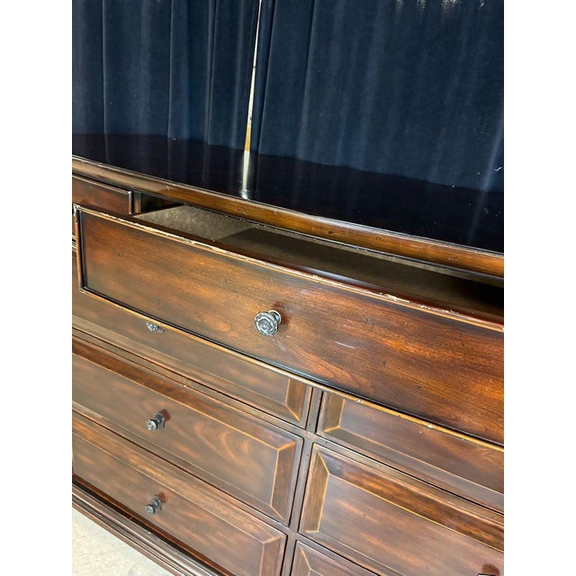 Arhaus Solid Wood Nine-Drawer Dresser For Sale - Image 11 of 12