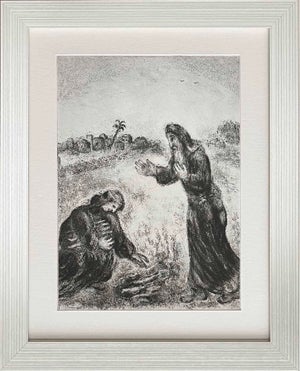 Marc Chagall Framed Heliogravure 83 From Bible 1956