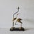 Extra Large Chinoiserie Brass Cranes Table Lamp Midcentury Asian For Sale In Miami - Image 6 of 11