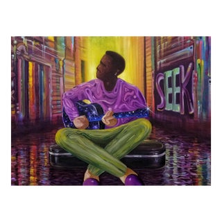 Pandemic Play Contemporary Acrylic Painting For Sale