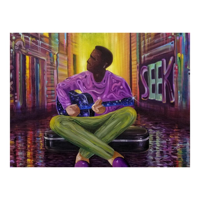Pandemic Play Contemporary Acrylic Painting For Sale