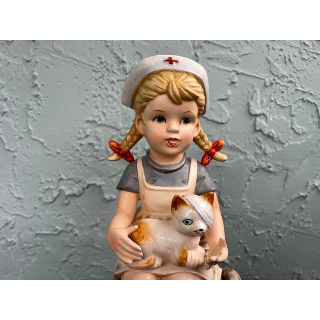 Vintage Napcoware “Nurse Nancy” Our Children Figurine From Japan For Sale - Image 4 of 8