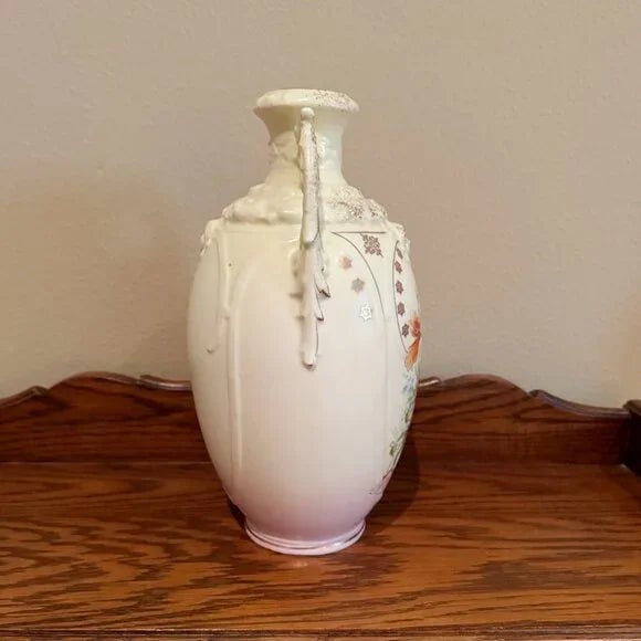 Early 20th Century Antique Royal Floretta Ware Austrian Porcelain Vase For Sale - Image 5 of 8
