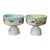 1920s Footed Dessert Bowl or Compote Cups - Set of 2 For Sale