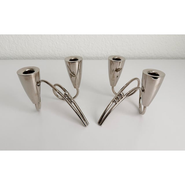 1940s Mexican Modernist Style Candlesticks - A Pair For Sale - Image 12 of 12