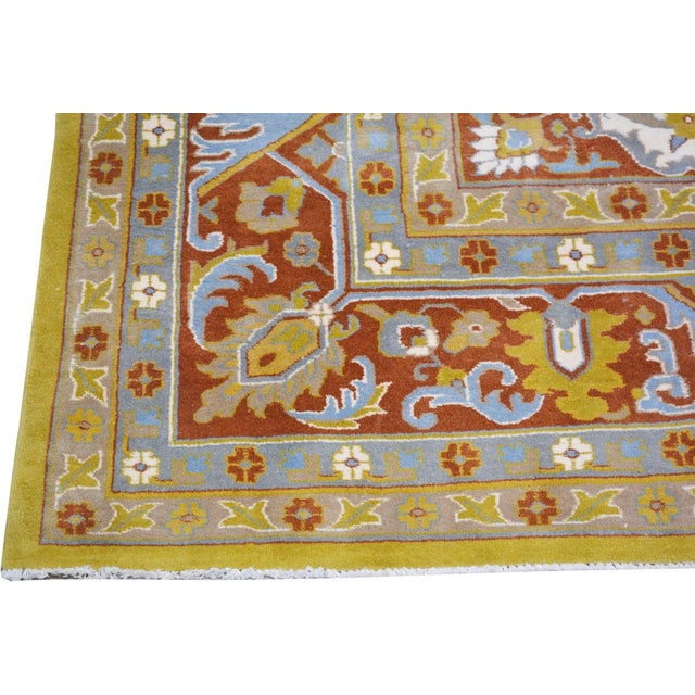 Turkish Vintage Turkish Anatolian Hand Knotted Wool Rug, 9x11'9 For Sale - Image 3 of 6