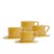 Ceramic Milano Sole Set of 4 Espresso Cups and Saucers by Marta Benet For Sale - Image 7 of 7