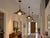 Not Yet Made - Made To Order Ruffle Brass Pendant Light, Wavy Kitchen Island Lamp With Alabaster Globe For Sale - Image 5 of 15