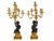 French Pair of French Bronze Seven-Light Candelabra Lamps Ca. 1880 For Sale - Image 3 of 18