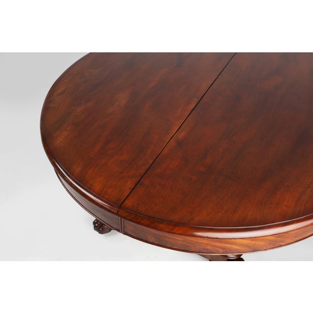 English Victorian Extendable Dining Table, 1830s For Sale - Image 10 of 18