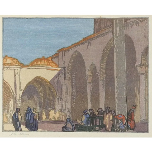 Vintage 1924 Urushibara 10 Woodcuts After Brangwyn For Sale In Seattle - Image 6 of 13