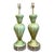 Vintage Italian Murano Glass Lamps With Lucite Plinths For Sale