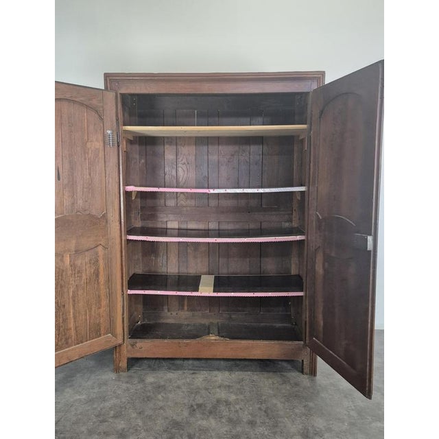 Vintage Wardrobe in Oak For Sale - Image 4 of 8
