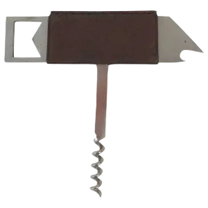 Bird Bottle Opener in Stainless Steel & Leather by Carl Auböck for Amboss, 1960s